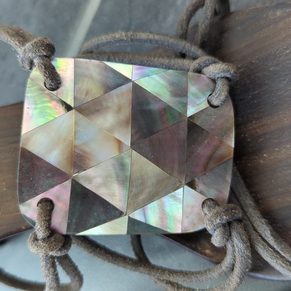 Gucci Abalone shell square toed heels - Picture 6 of 8